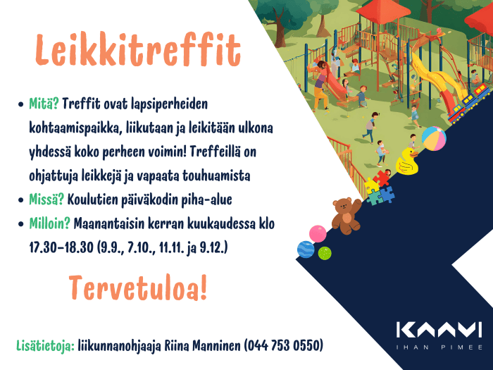 leikkitreffit toiminta – Kaavin kunta