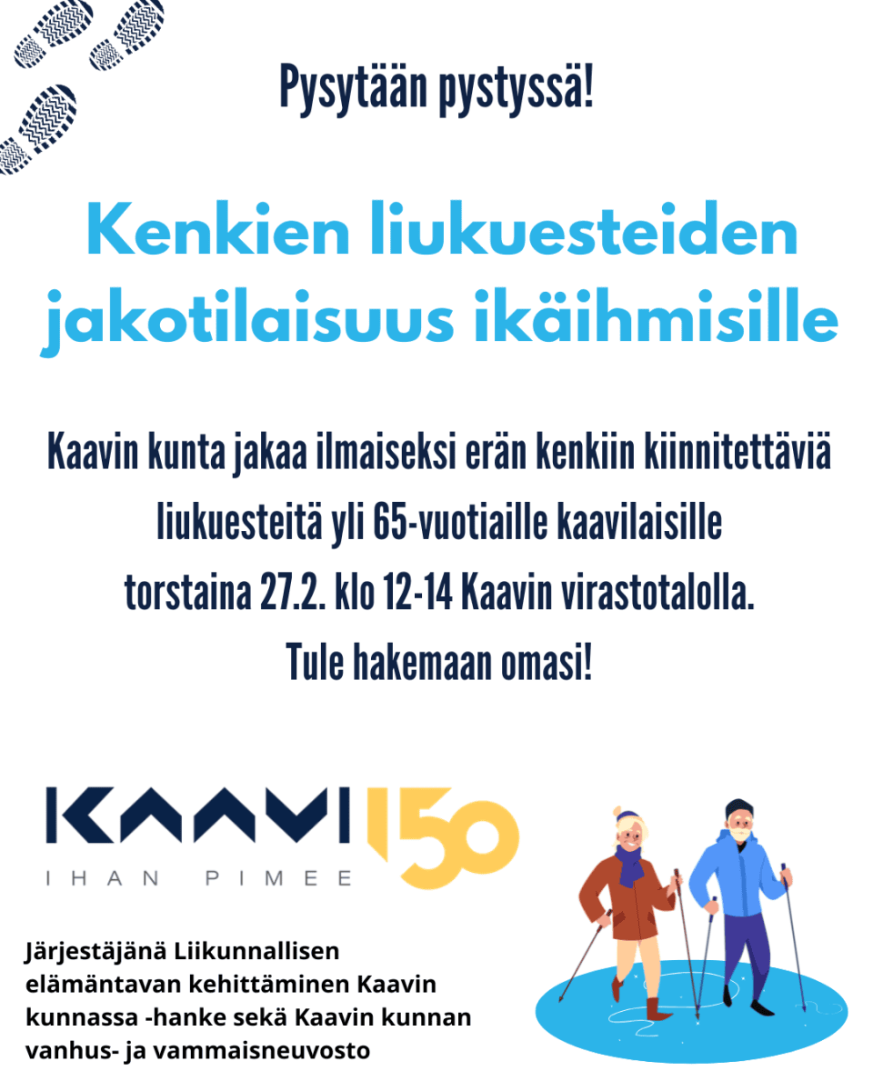 kenkien liukuestemainos 1 – Kaavin kunta