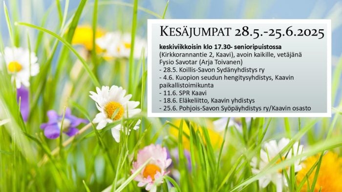 kaavin kesajumpat 2025 – Kaavin kunta