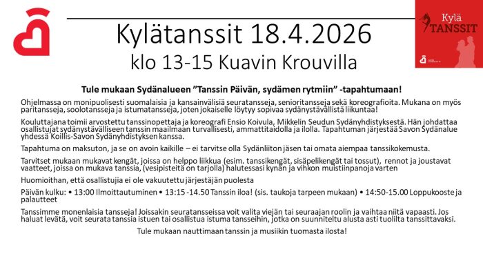 mainos, jossa tekstiä